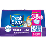 Fresh Step Multi-cat Arena Gatos Aroma Febreze, 38 Lbs X 17.2kg De Peso Neto  Y 17.2kg De Peso Por Unidad