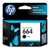 Cartucho Hp 664 Preto Original F6v29ab - 2136 2676 3776 5076