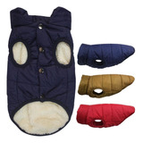 Parka De Perro, Impermeable, Forrada En Polar Con Broches