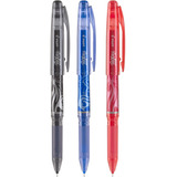 3 Plumas Borrables Pilot Frixion Extra Fino 0.5mm Gel Recarg