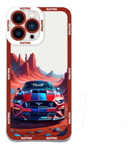 Funda De Teléfono Mustang De Coche Deportivo De Lujo Para Ip