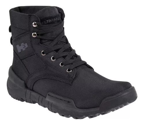 Bota Tactica Militar Hummer 53rp Negro Media Altura Hiker