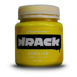 Frasco De Pintura Acrilica Krack 250ml Color Amarillo Lingote