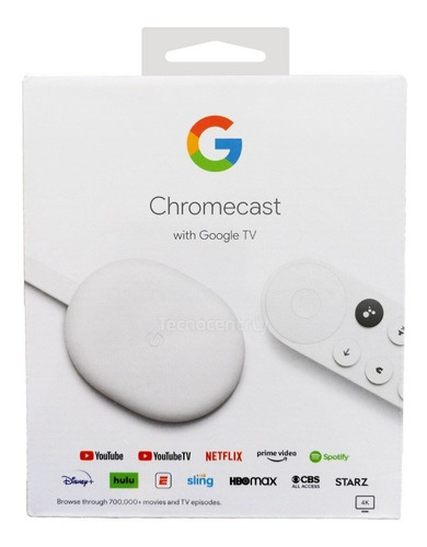 Google Chromecast 4 Tv Cuarta Generación 4k Hdr