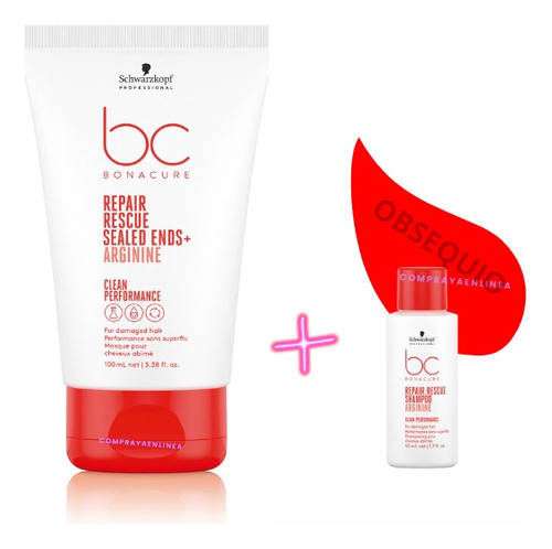 Schwarzkopf Bonacure Repair Rescue Sea - mL a $1592