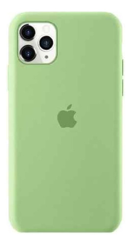 Funda Silicone Case Para iPhone Verde Manzana