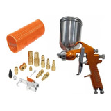 Kit De Aire Compresor 16 Accesorios Inflador Pistola Pintar