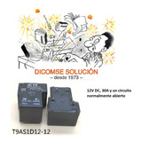 Relay T9as1d12 -12  30a 12 V 240amp X 10 Unidades