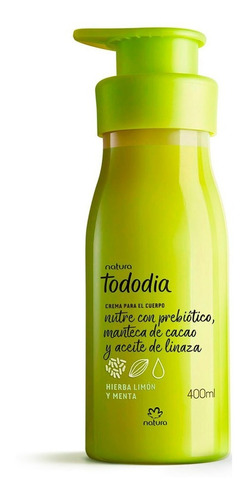 Crema Corporal Nutritiva Tododia Hierba Limón Natura