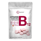 Vitamina B12 Sublingual 5000mcg | Metil B12 Forma Activa- 18