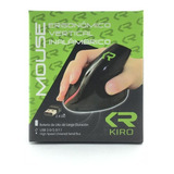 Mouse Ergonómico Kiro S6  Vertical Inalámbrico Recargable