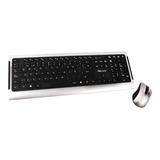 Mouse Y Teclado Inalambrico Tecmaster Teclas Planas Ld100