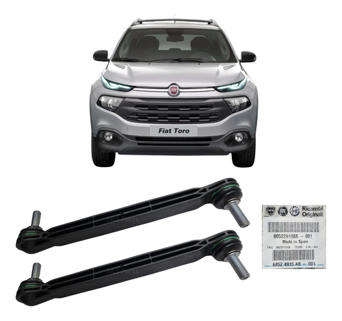 Par Bieleta Suspensão Dianteira Fiat Toro Diesel 4x4 Todos