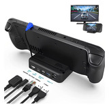 Steam Deck Dock 6 En 1 Con Hdmi 2.0 4k 60hz, Gigabit Etherne