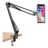 Suporte Celular Cama Mesa Braço Articulado iPad Tablet + Nfe