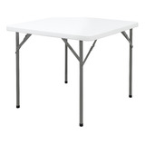 Mesa De Plastico Plegable Cuadrada 86cm Tipo Lifetime