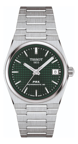 Reloj Tissot Prx 35mm Automático | Acero | Carátula Verde