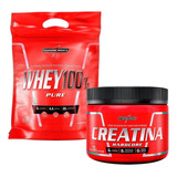 Combo Whey 100% Refil + Creatina 150g Integral Medica