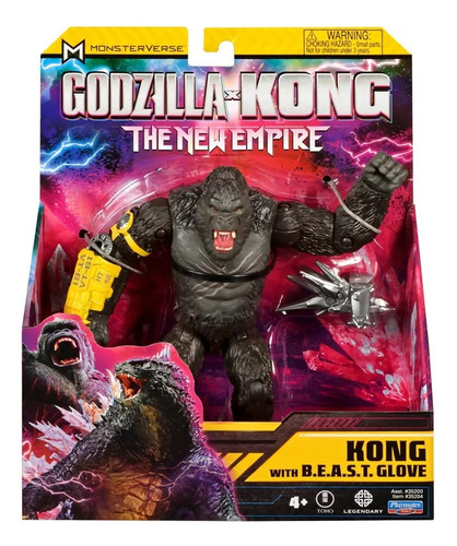 Godzilla X Kong: The New Empire, King Kong Con Guante Figura