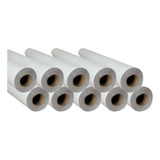 Papel Lençol Descartável Para Maca Kit 10 Rolos 70cm X 50cm