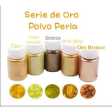 250ml Pigmentos Polvo Perla  Resina Serie Oro 5 Colores