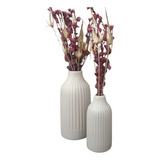 Dupla De Vasos Decorativos Em Ceramica Decoração Sala Casa