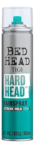 Cabezal De Cama Por Tigi Hard Head Hairspray Para Agarre Ex.