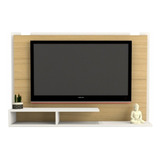 Panel Tv Led Table's 1041-coe Home - 52' Inc. Soporte Delta Color Olmo Finlandes/blanco