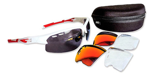 Lentes Mti Summit Ciclismo Espejados Uv400 Intercambiables 