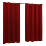 Cortina Blecaute Grande Blackout Pvc 5,60 X 2,10m (alt) Cor Vermelho