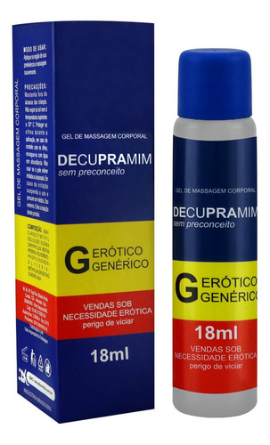 Gel Lubrificante Anal Secret Love Decupramim 18 Ml