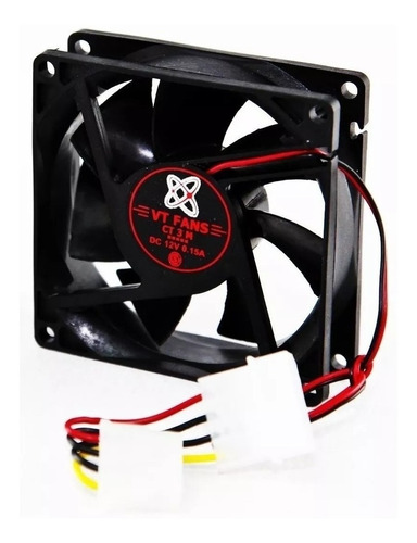 Cooler Pc Fan Turbina 12 V 3 Pulgadas 80 X25mm C/ Molex