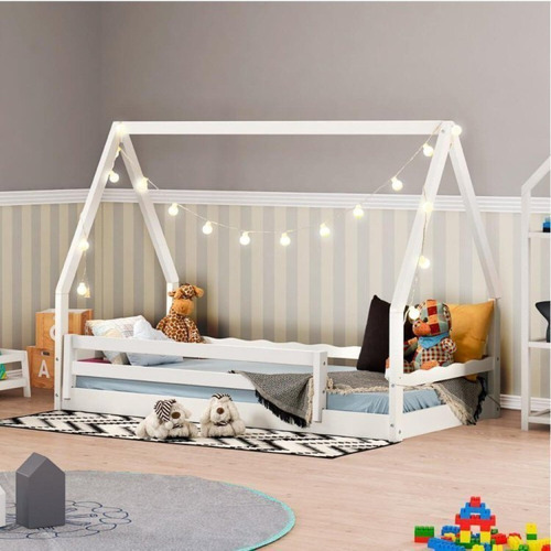 Cama Infantil Montessoriano Com Telhado Vi Casatema