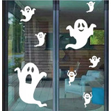 Vinilo Decorativo Fantasmas Halloween Set 10pz Reutilizable