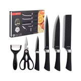 Juego De Cuchillos Set 6 Piezas Cocina Acero Inoxidable