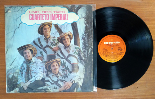 Cuarteto Imperial Uno Dos Tres 1977 Disco Lp Vinilo