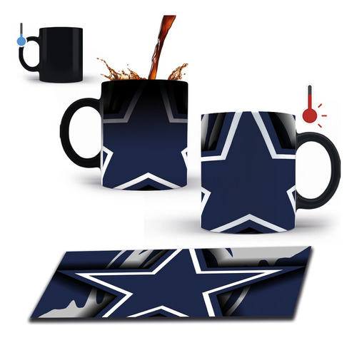 Taza Mágica 11 Oz Nfl Cowboys Dallas Mod3