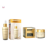 Kit Gold Cicatricure Noturno  Sérum Firmador Antissinais