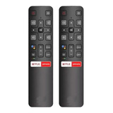 Controle Remoto Tv Tcl Smart Rc802v Netflix Globoplay (c/2)