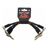 Pig Hog Phlil6bk 3 Cables Para Guitarra O Bajo 15 Cm