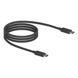 Cable Usb C Motorola Sjc00ccb20 2m Negro Potencia 30 W