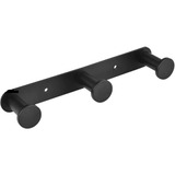 Percha Triple Accesorio De Baño  Bronzen Negro 3 Gancho  