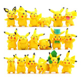 18 Piezas De Muñecos De Acción De Pokémon Pikachu, Minimuñec