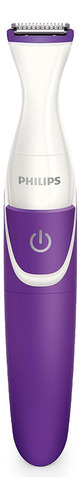 Philips Essential Recortadora Bikini 5 Accesorios Brt383/15 Color Morado/blanco