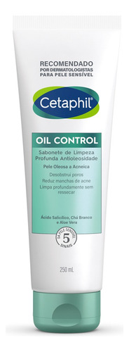 Sabonete Facial Antiacne Cetaphil Oil Control 250ml