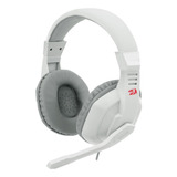 Headset Ares Redragon P2 Lunar White Drivers 40mm - H120w