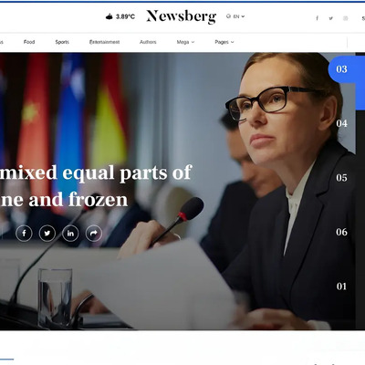 Quickstart Plantilla Template Web Para Noticias Joomla