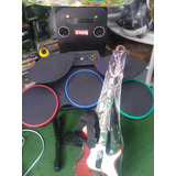 Bateria Y Guitarra Guitar Hero Xbox 360 