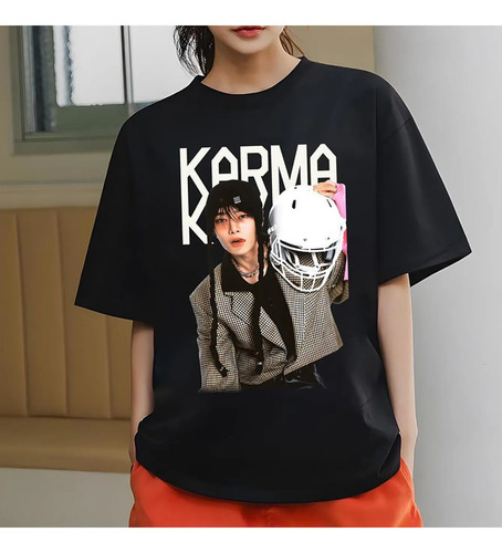 Camiseta Skz For Karma K-pop Tour Para Hombre, Estilo Boyban