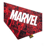 Bandana Pet Marvel Piticas Dupla Face Tamanho G